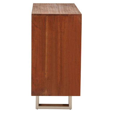 Acacia Wood 1 Door and 3 Drawers Sideboard | Simla