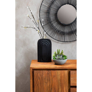 Acacia Wood 1 Door and 3 Drawers Sideboard | Simla