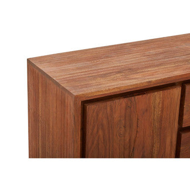 Acacia Wood 1 Door and 3 Drawers Sideboard | Simla