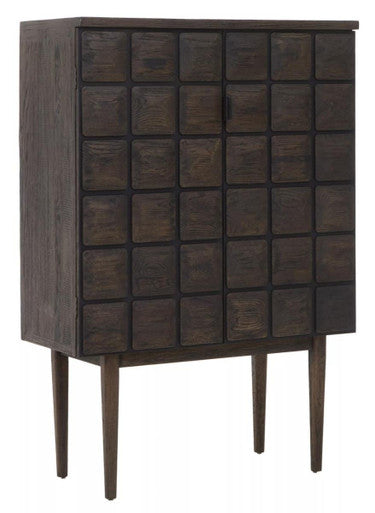 Recycled Dark Oak Wood Cabinet | Lucca