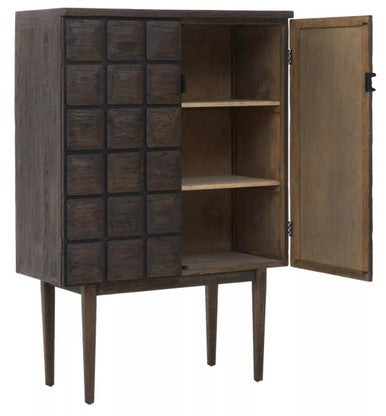 Recycled Dark Oak Wood Cabinet | Lucca