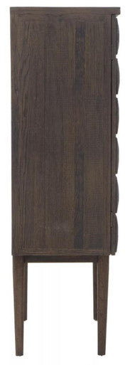 Recycled Dark Oak Wood Cabinet | Lucca