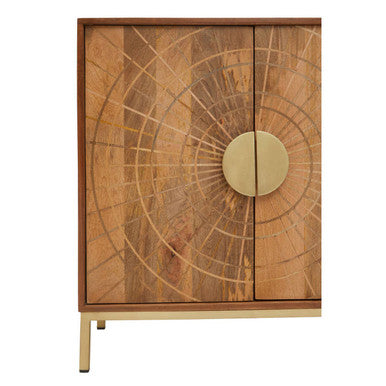 Two Door Mango Wood Sideboard | Sona