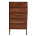 Mango Wood Chest of 5 Drawers | Gaya